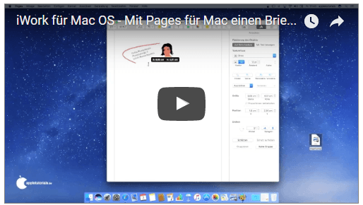 Video Briefkopf Mit Logo In Pages Für Mac Macsclera