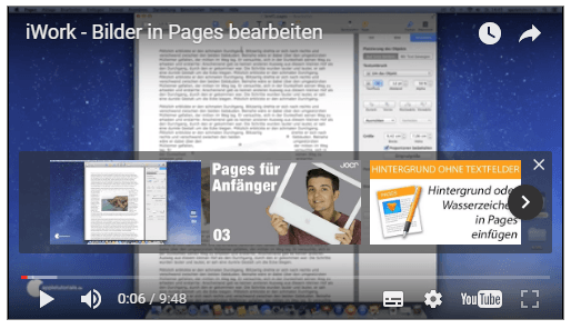 Video: Bilder in Pages bearbeiten